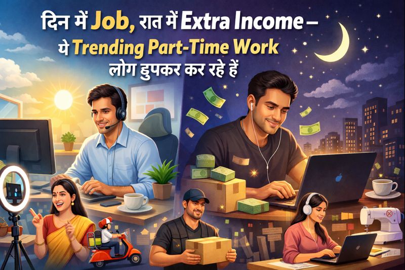 दिन में Job, रात में Extra Income – ये Trending Part-Time Work लोग छुपकर कर रहे हैं