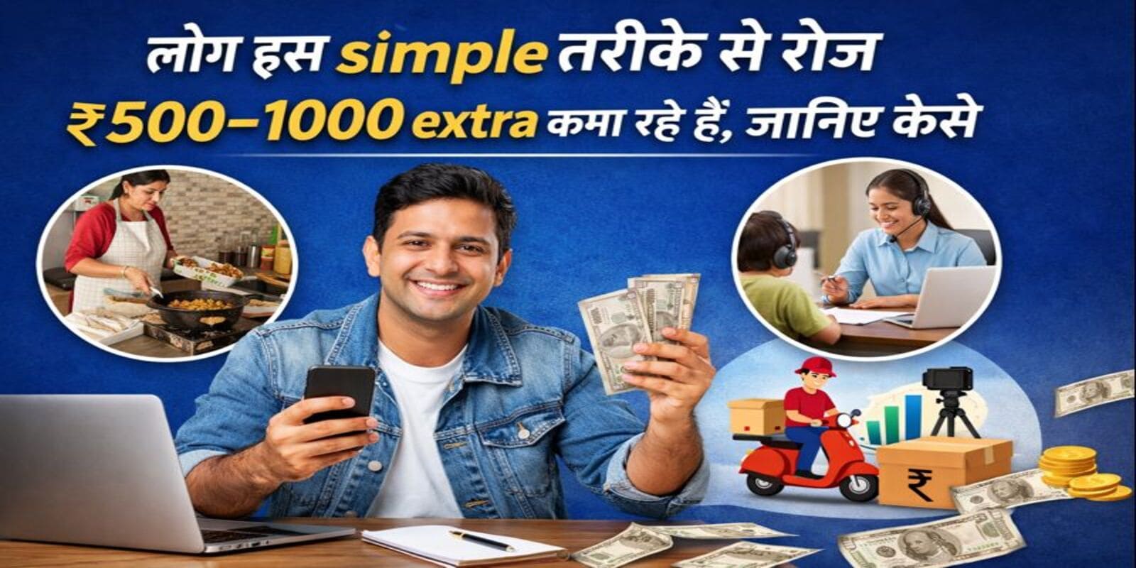 लोग इस simple तरीके से रोज ₹500–1000 extra कमा रहे हैं, जानिए कैसे