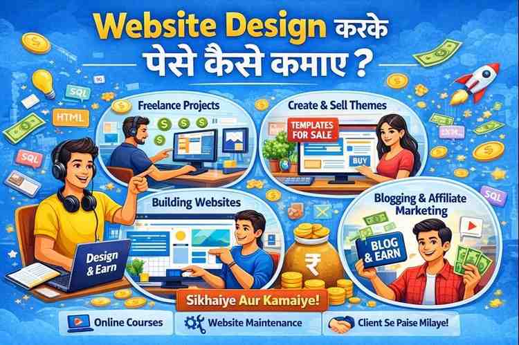 क्या सच में Website Design से पैसे कमा सकते है जानिए काम शुरू करने का सही तरीका